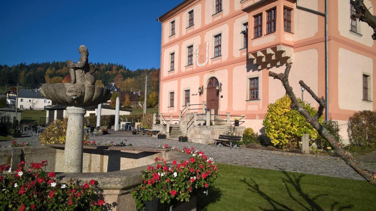 Hotel Garni Schloss Schoenberg Bad Brambach Exteriér fotografie