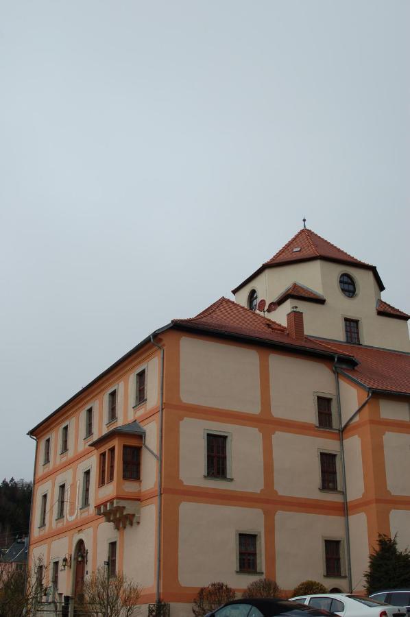 Hotel Garni Schloss Schoenberg Bad Brambach Exteriér fotografie