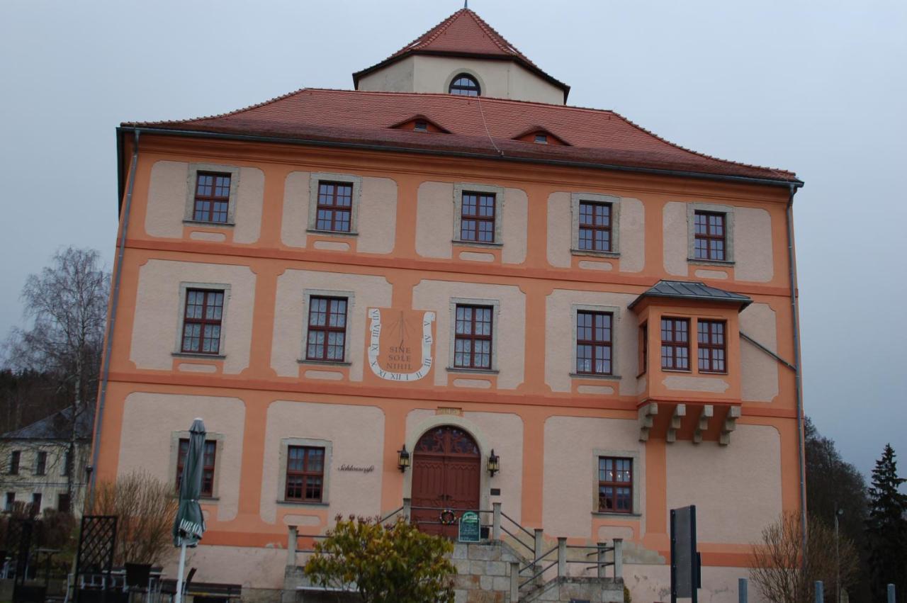 Hotel Garni Schloss Schoenberg Bad Brambach Exteriér fotografie