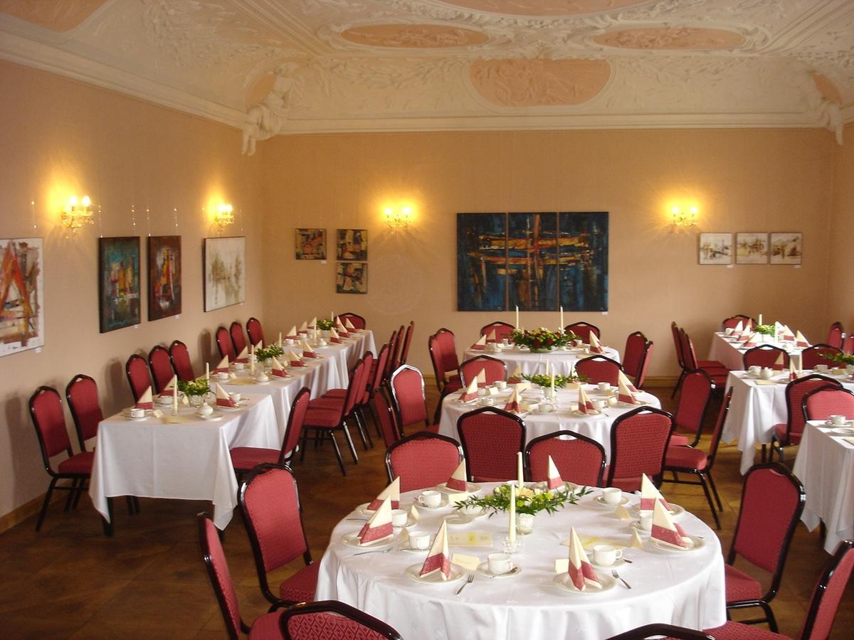 Hotel Garni Schloss Schoenberg Bad Brambach Exteriér fotografie