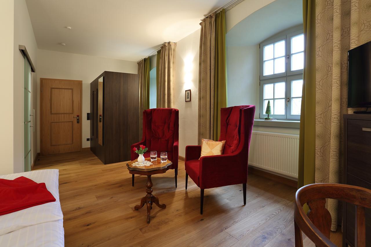 Hotel Garni Schloss Schoenberg Bad Brambach Exteriér fotografie